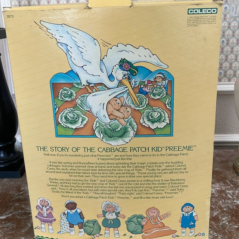 RARE FIND***Vintage Premie Cabbage Patch Doll 1984. - Picture 9 of 12